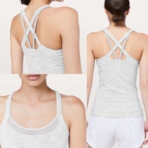 Lululemon Rally Your Heart Tank in Wee Are From Space Nimbus Battleship Size 4